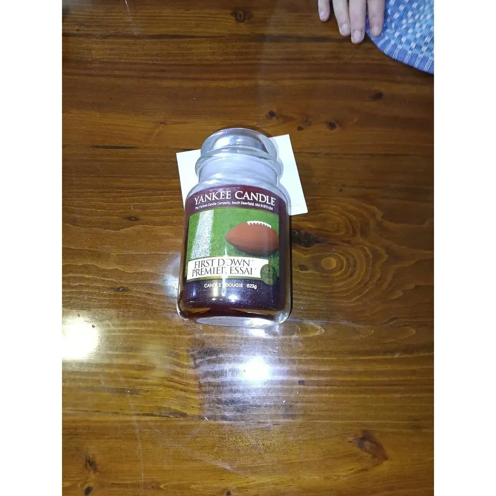 Yankee Candle First Down HTF used 10min MAN Edition RARE